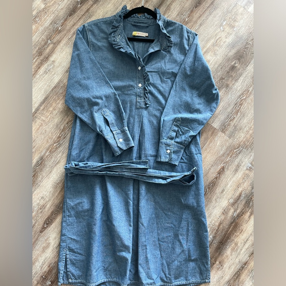 Tory Burch Chambray Dress Size Medium